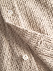 Norse Projects Cream Gustav Crochet Jersey Shirt - Image 5 of 5