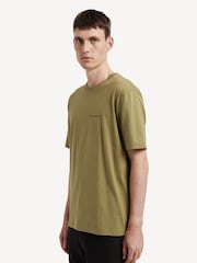 Norse Projects Green Johannes Logo Print T-Shirt - Image 2 of 5