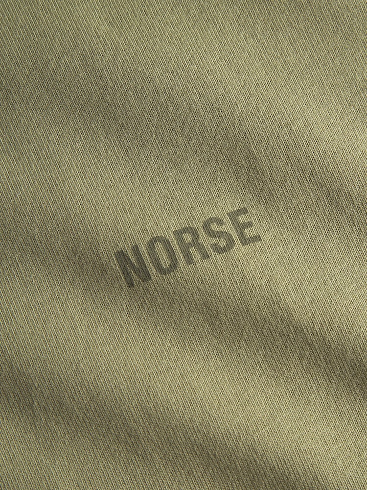 Norse Projects Green Johannes Logo Print T-Shirt - Image 5 of 5