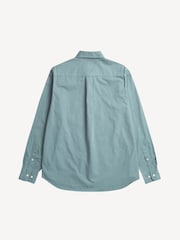 Norse Projects Blue Relaxed Fit Algot Twill Long Sleeve Shirt - Image 2 of 4