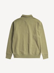 Norse Projects Green Ketel Half Zip Sweatshirt - Image 4 of 6
