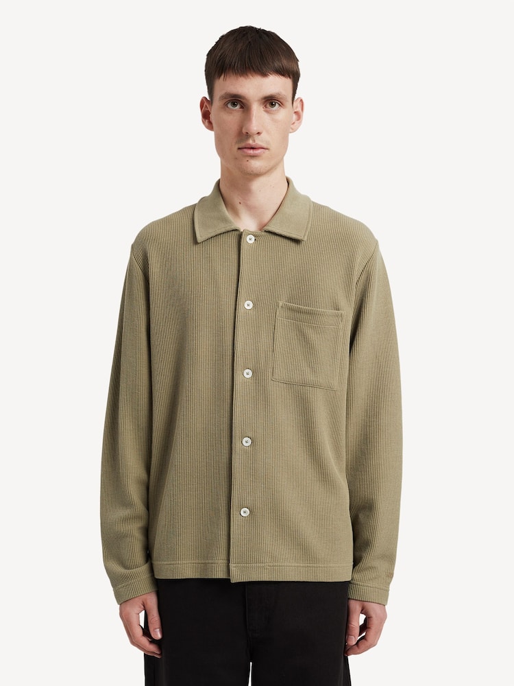 Norse Projects Green Jorn Double Face Overshirt - Image 1 of 5