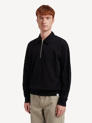 Norse Projects Black Ketel Half Zip Sweatshirt - Image 2 of 5