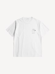 Norse Projects White Holger Globe Print T-Shirt - Image 3 of 5