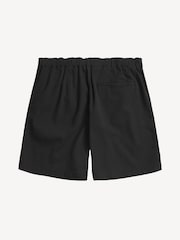 Norse Projects Black Relaxed Fit Ezra Stretch Twill Shorts - Image 4 of 4