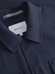 Norse Projects Blue Hjalmer Technical Twill Overshirt - Image 5 of 5