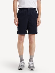 Norse Projects Blue Relaxed Fit Ezra Stretch Twill Shorts - Image 1 of 5