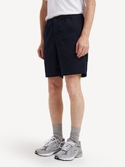 Norse Projects Blue Relaxed Fit Ezra Stretch Twill Shorts - Image 2 of 5