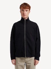 Norse Projects Black Relaxed Fit Bjorn Loopback Track Jacket - Image 1 of 4