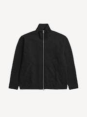 Norse Projects Black Relaxed Fit Bjorn Loopback Track Jacket - Image 3 of 4