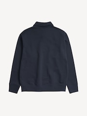 Norse Projects Blue Ketel Half Zip Sweatshirt - Image 4 of 6