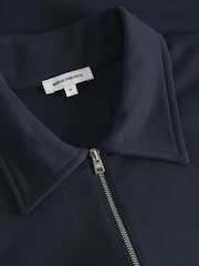 Norse Projects Blue Ketel Half Zip Sweatshirt - Image 5 of 6