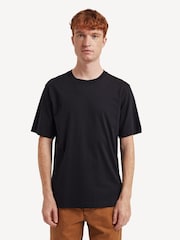 Norse Projects Black Johannes Logo Print T-Shirt - Image 1 of 5