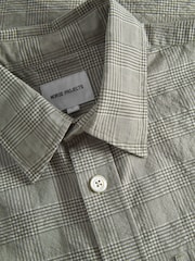 Norse Projects Green Oversized Fit Mo Check Short Sleeve Shirt - Image 4 of 4