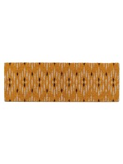 Gallery Home Yellow Ikat Coir Double Doormat - Image 1 of 1