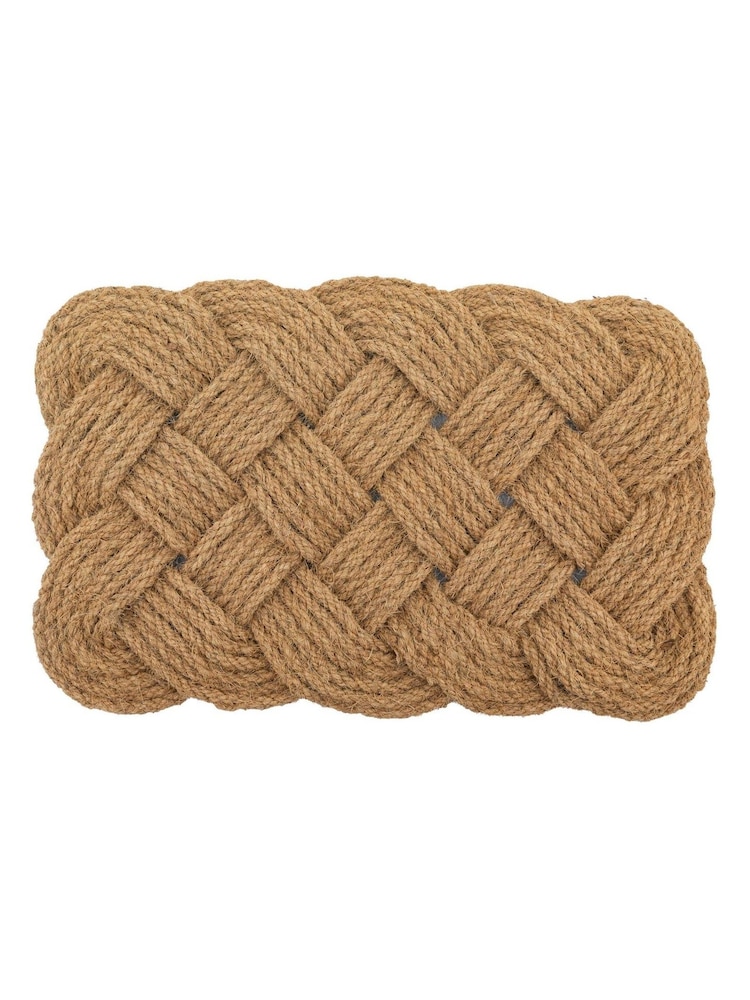 Gallery Home Multicoloured Plaited Doormat - Image 1 of 3 Gallery Home Multicoloured Plaited Doormat - Image 1 of 3