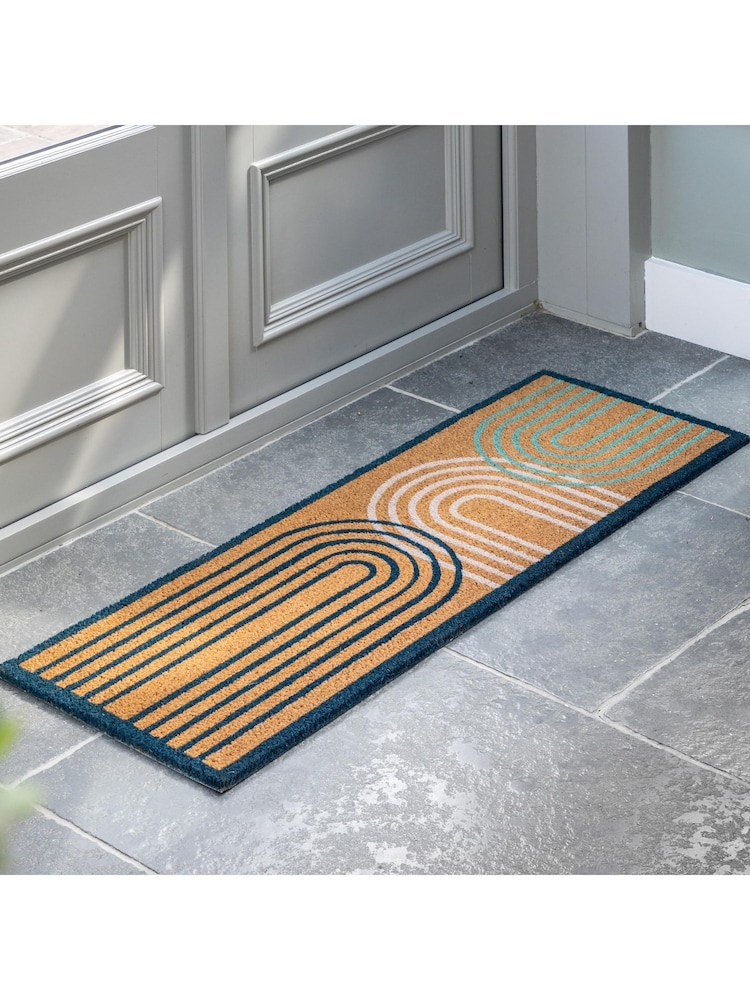 Gallery Home Natural Ikat Arch Double Doormat - Image 2 of 6