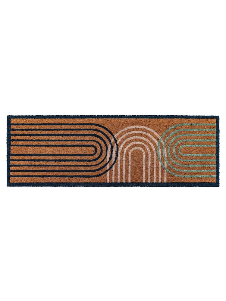 Gallery Home Natural Ikat Arch Double Doormat - Image 5 of 5