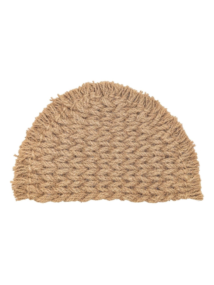 Gallery Home Natural Semi Circle Doormat - Image 1 of 1