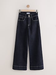 Rinse Blue High Rise Stretch Wide Leg Jeans - Image 7 of 8