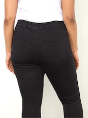Live Unlimited Black Petite Curve Denim Jeggings - Image 3 of 5