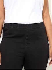 Live Unlimited Black Petite Curve Denim Jeggings - Image 5 of 5