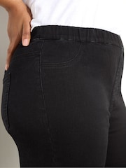 Live Unlimited Black Curve Denim Jeggings - Image 3 of 5