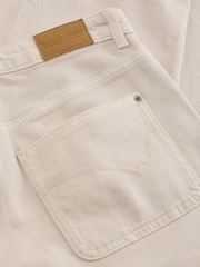 White Stuff Natural Tia Wide Leg Crop Jeans - Image 7 of 7