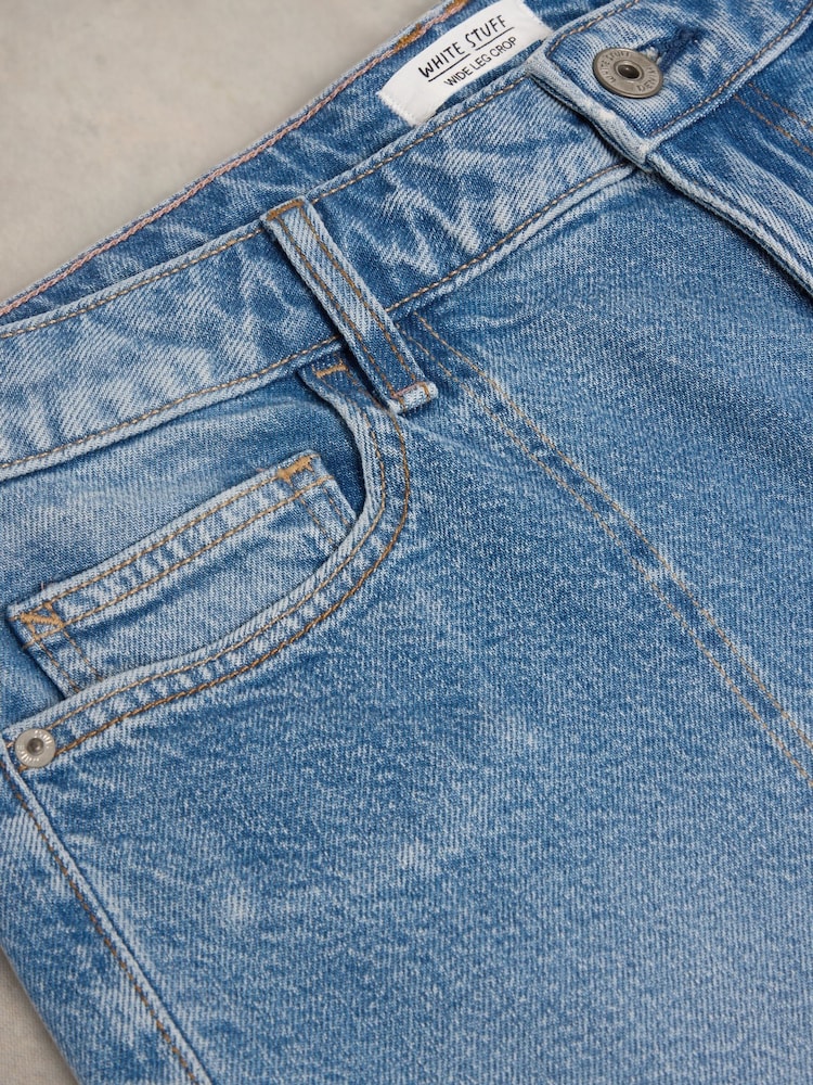 Azul - White Stuff Tia Wide Leg Crop Jeans - Imagen 6 de 6 Azul - White Stuff Tia Wide Leg Crop Jeans - Imagen 6 de 6