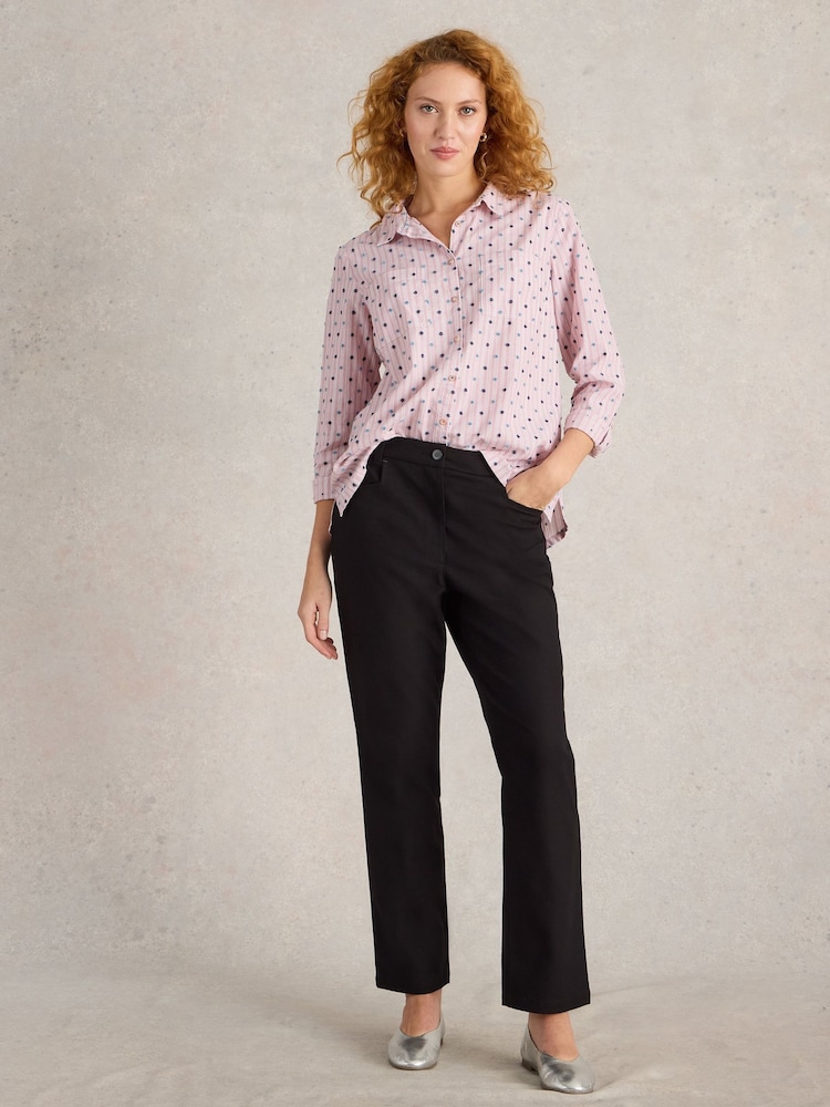 White Stuff Black Dark Savannah Stretch Trousers - Image 1 of 6