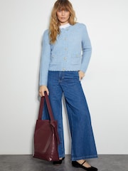 Monsoon Blue Suki Stitch Cardigan - Image 2 of 5