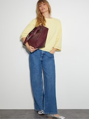 Monsoon Blusa Coleen Crew com manga curta e  Jumper - Imagem 2 de 5
