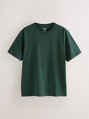 Purple / Navy Blue / Orange / Green Regular Fit T-Shirts 4 Pack - Image 3 of 11