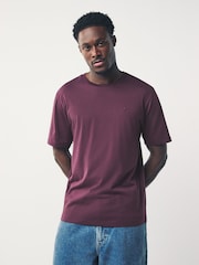 Purple / Navy Blue / Orange / Green Regular Fit T-Shirts 4 Pack - Image 8 of 11