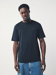 Purple / Navy Blue / Orange / Green Regular Fit T-Shirts 4 Pack - Image 9 of 11