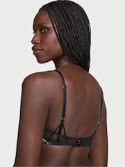 Victoria's Secret Black Unlined Demi Sequin Embroidery Bra - Image 2 of 3