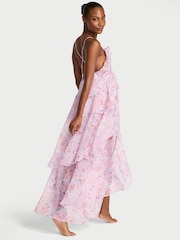 Victoria's Secret Delicate Violet Purple Blossom Chiffon Ruffled Maxi Dress - Image 2 of 3