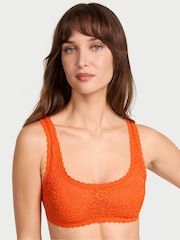 Victoria's Secret Wild Orange Sexy Tee Lace Scoop Bralette - Image 1 of 2