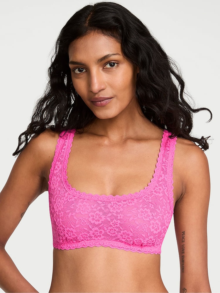 Victoria's Secret Ultra Pink Sexy Tee Lace Scoop Bralette - Image 1 of 3