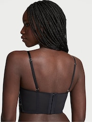 Victoria's Secret Siren Black Sequin Embroidery Corset - Image 2 of 5