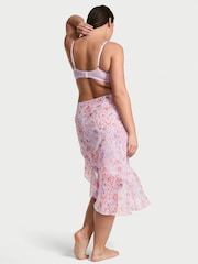 Victoria's Secret Delicate Violet Purple Blossom Chiffon Handkerchief Skirt - Image 2 of 3