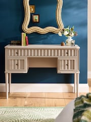 Nina Campbell Putty Willis Console Dressing Table - Image 2 of 8