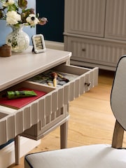 Nina Campbell Putty Willis Console Dressing Table - Image 3 of 8