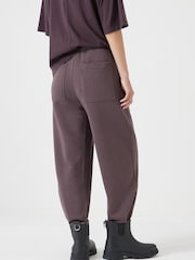 Hush Brown Pleat Detail Joggers - Image 3 of 4