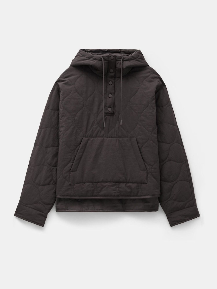 Hush Brown Briar Pop Over Puffer Jacket - Image 4 of 4