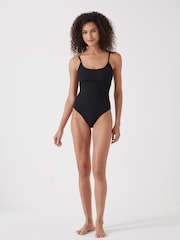 Hush Black Square Neck Texture Swimsuit - Image 3 of 4