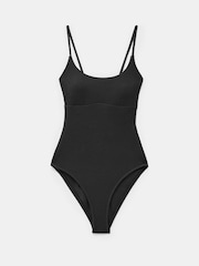 Hush Black Square Neck Texture Swimsuit - Image 4 of 4