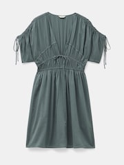 Hush Green Grace Cotton Blend Mini Dress - Image 4 of 4