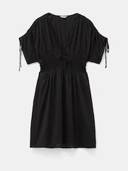 Hush Black Grace Cotton Blend Mini Dress - Image 4 of 4