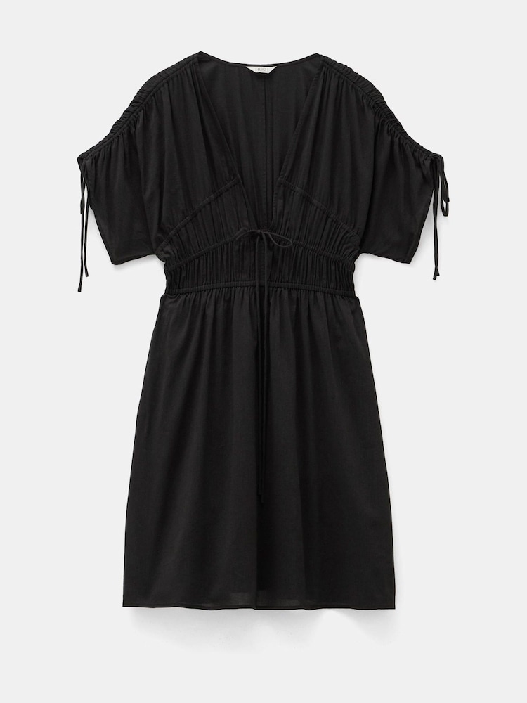 Hush Black Grace Cotton Blend Mini Dress - Image 4 of 4